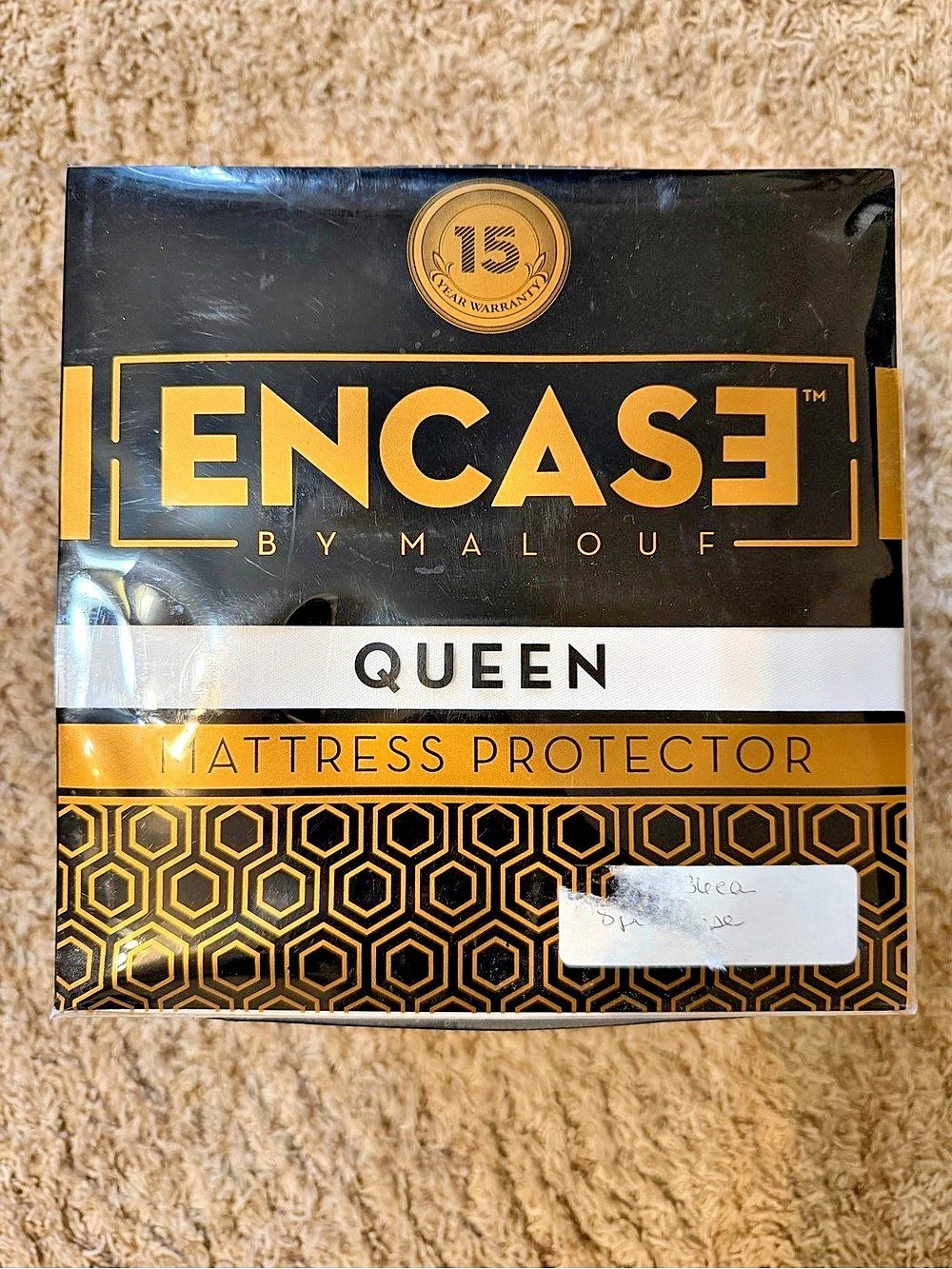 Encasé by Malouf Queen Mattress Protector Like New